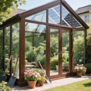 Application-of-transparent-photovoltaic-glass-in-family-sunroom