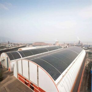 مشروع ألواح الطاقة الشمسية BIPV لمصنع منطقة تشجيانغ تشنهاي الصناعية في تشجيانغ تشنهاي （3000 كيلوواط）