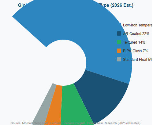 Solar PV Glass Market Share by Type Solar PV Glass Market Share by Type