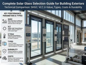 solar glass for building exterior