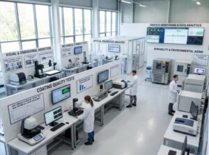 photovoltaic glass quality control