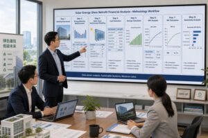 solar energy glass retrofit energy savings estimation