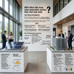 BIPV glass vs rooftop solar performance comparison