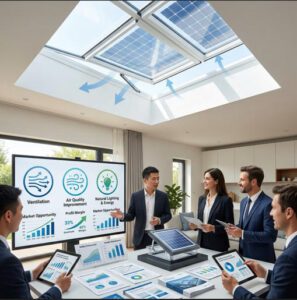 solar skylight home ventilation