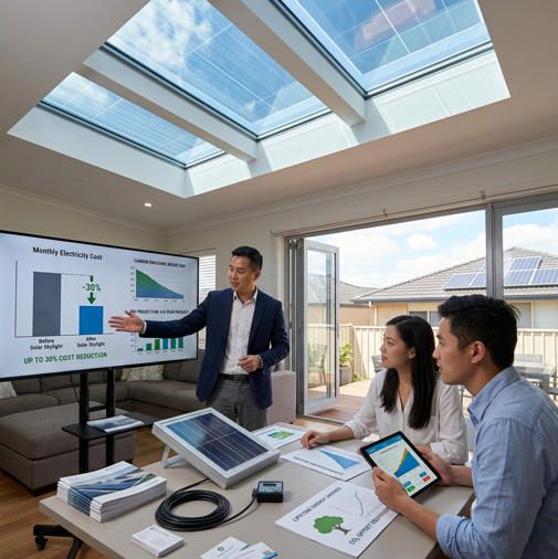 solar skylights carbon footprint electricity savings distributors